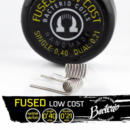 Bacterio Coils Fused Low Cost Full Ni80 0.21 Ohm (pack 2)