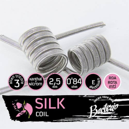 Bacterio Coils Silk MTL 0.84 Ohms (Pack 2)