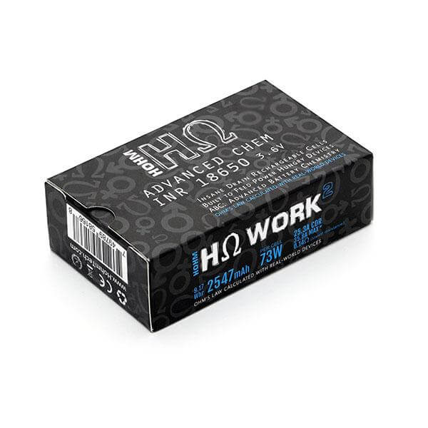 Batería Hohm Work 18650 2547mAh 25.3A (Pack 2)