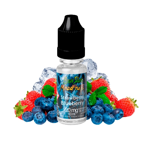Brain Slush Salts Mixed Fruits Strawberry Blueberry 10ml