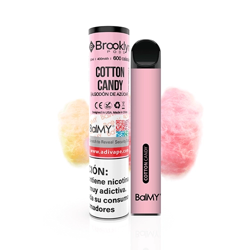 Brooklyn Balmy 600 Disposable Cotton Candy 20mg