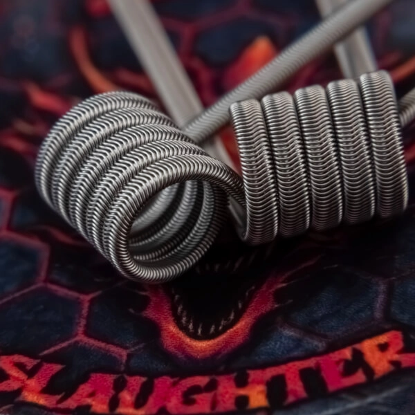 Burn Them All Coils Slaughter 3mm 0.12ohm Dual SS316L+N80