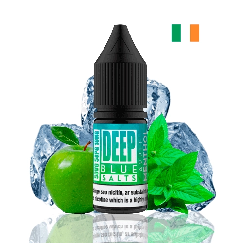 Deep Blue Salts Apple Menthol 10ml (Irish Version)