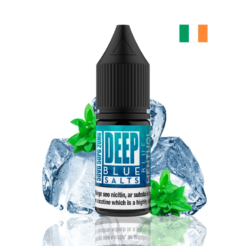 Deep Blue Salts Blue Menthol 10ml (Irish version)