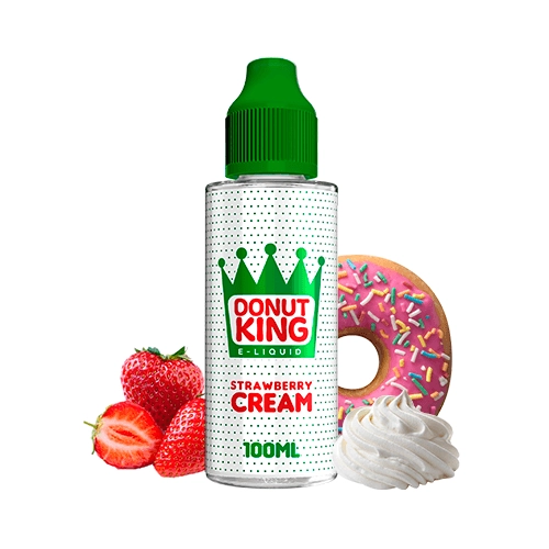 Donut King Strawberry Cream 100ml 