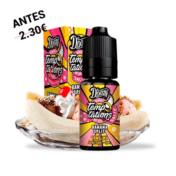 Doozy Temptations Salts Banana Split 10ml