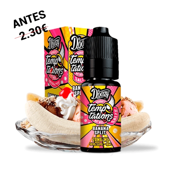 Doozy Temptations Salts Banana Split 10ml