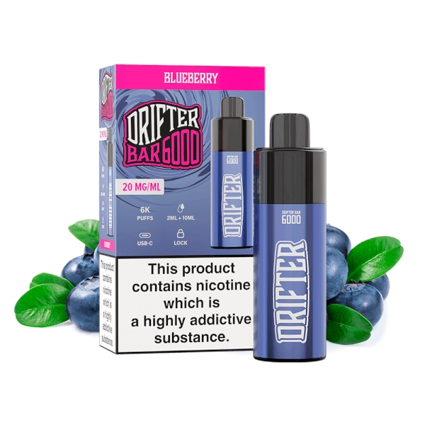 Drifter Bar 6000 Kit Blueberry 20mg