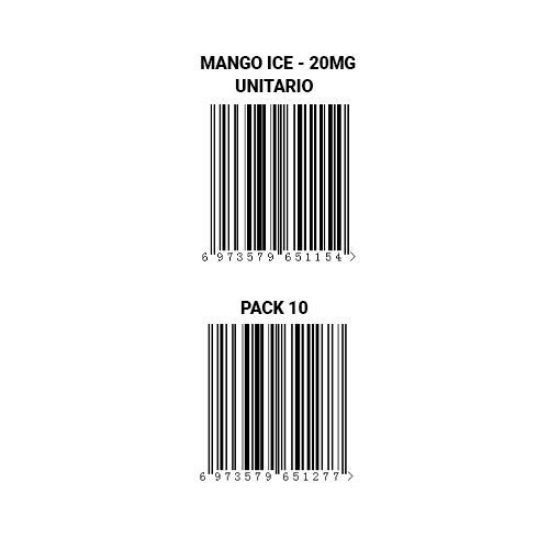 Drone Disposable Mango Ice 20mg (Pack 10)