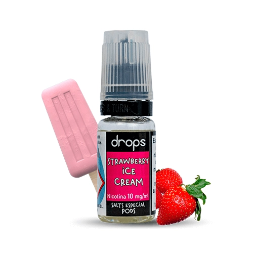 Drops Special Pods Salts Strawberry Ice Cream 10ml