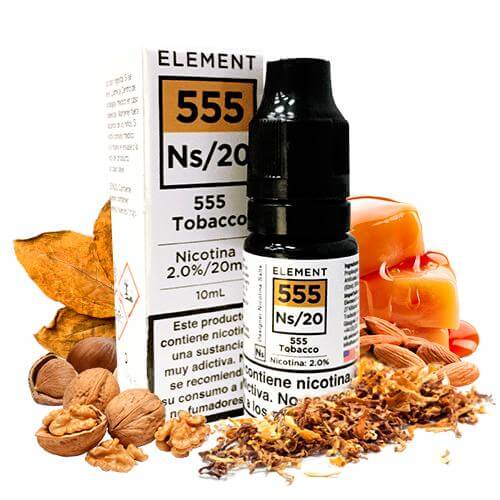 Element E-liquid Salts 555 Tobacco 20mg 10ml