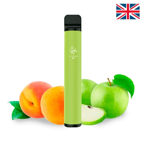 Elf Bar Disposable ELF600 Apple Peach (Pack 10) (English Version)