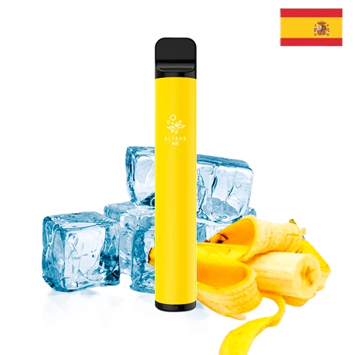 Elf Bar Disposable ELF600 Banana Ice (Pack 10) (Versión España)
