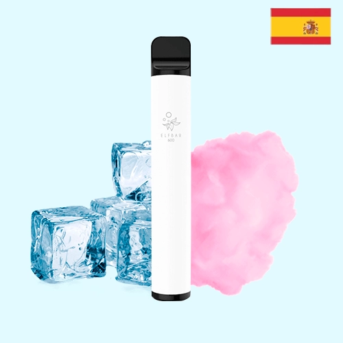 Elf Bar Disposable ELF600 Cotton Candy Ice (Pack 10) (Versión España)
