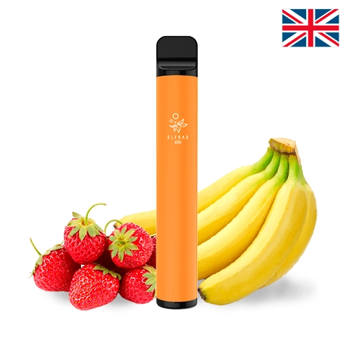 Elf Bar Disposable ELF600 Strawberry Banana (Pack 10) (English Version)