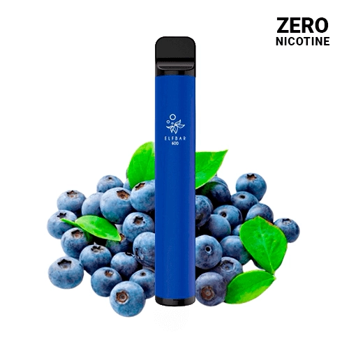 Elfbar Disposable ELF600 Blueberry ZERO NICOTINE (Pack 10)