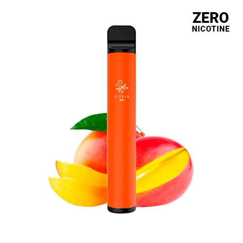 Elfbar Disposable ELF600 Mango ZERO NICOTINE (Pack 10)