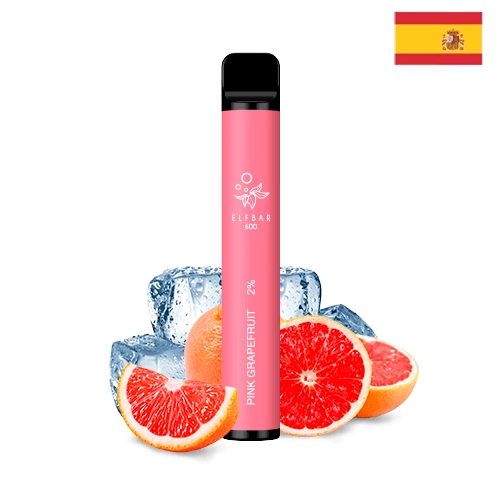 Elfbar Disposable ELF600 Pink Grapefruit (Pack 10) (Versión España)
