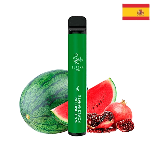 Elfbar Disposable ELF600 Watermelon Pomegranate 20mg (Pack 10) (Versión España)