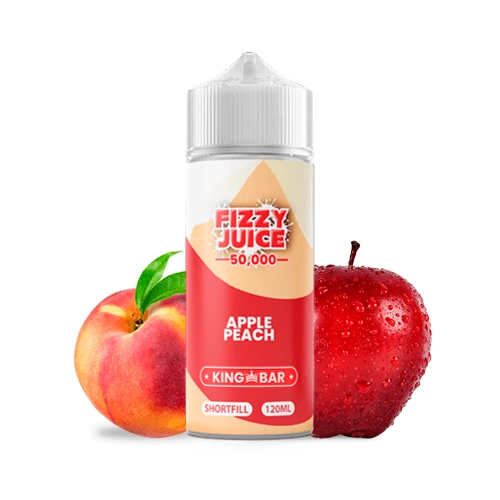 Fizzy Juice King Bar Apple Peach 100ml