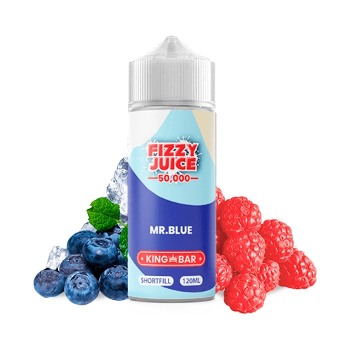 Fizzy Juice King Bar Mr Blue 100ml