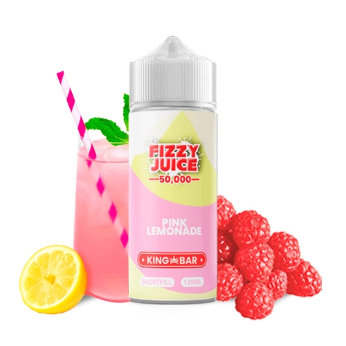 Fizzy Juice King Bar Pink Lemonade 100ml