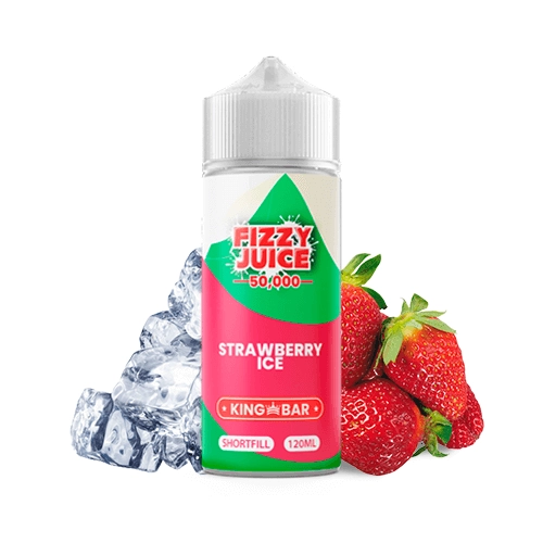 Fizzy Juice King Bar Strawberry Ice 100ml