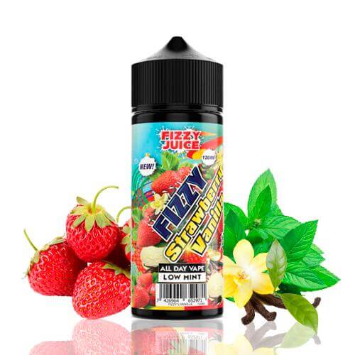 Fizzy Juice Strawberry Vanilla 120ml