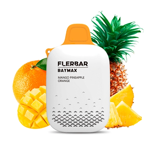 Flerbar Disposable Baymax Mango Pineapple Orange 12ml ZERO NICOTINE