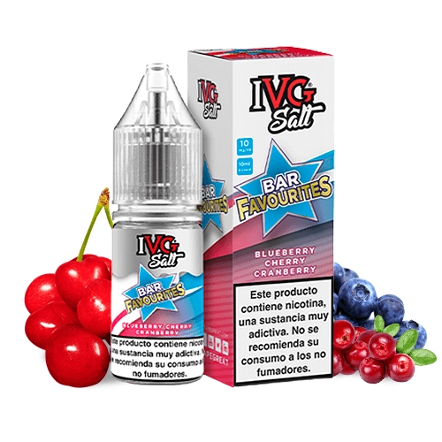 IVG Favourite Bar Salts Blueberry Cherry Cranberry 10ml