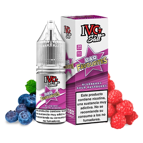 IVG Favourite Bar Salts Blueberry Sour Raspbery 10ml