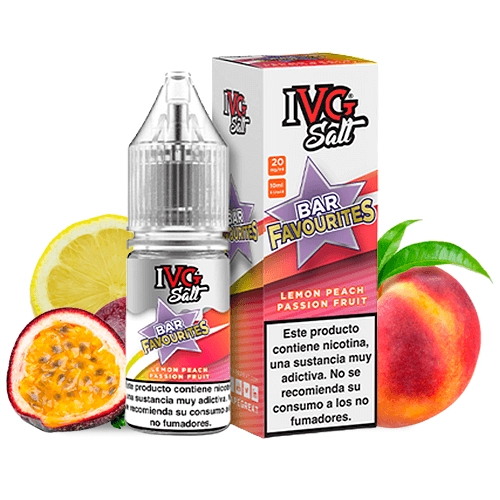 IVG Favourite Bar Salts Lemon Peach Passionfruit 10ml