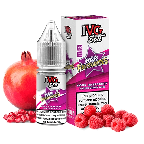 IVG Favourite Bar Salts Sour Raspberry Pomegranate 10ml