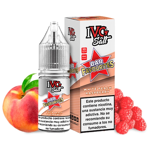 IVG Favourite Bar Salts White Peach Raspberry 10ml