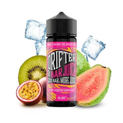 Juice Sauz Drifter Bar Kiwi Passion Guava Ice 24ml (Longfill)