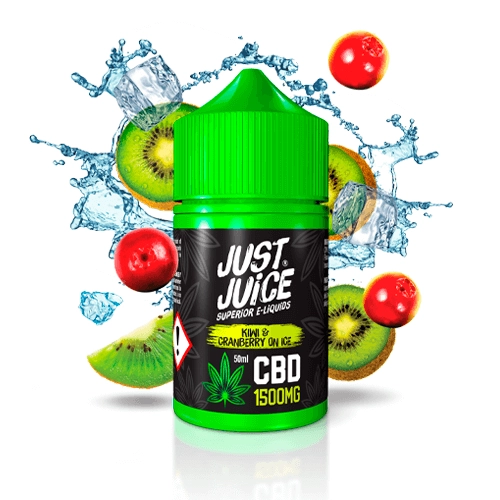 Just Juice CBD E-liquid Kiwi Cranberry On Ice 50ml