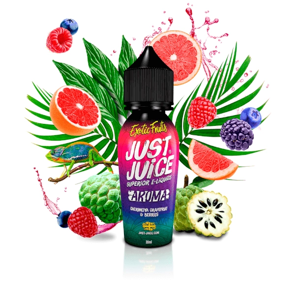 Just Juice Exotic Fruits Cherimoya Grapefruit and Berries 20ml (Longfill)