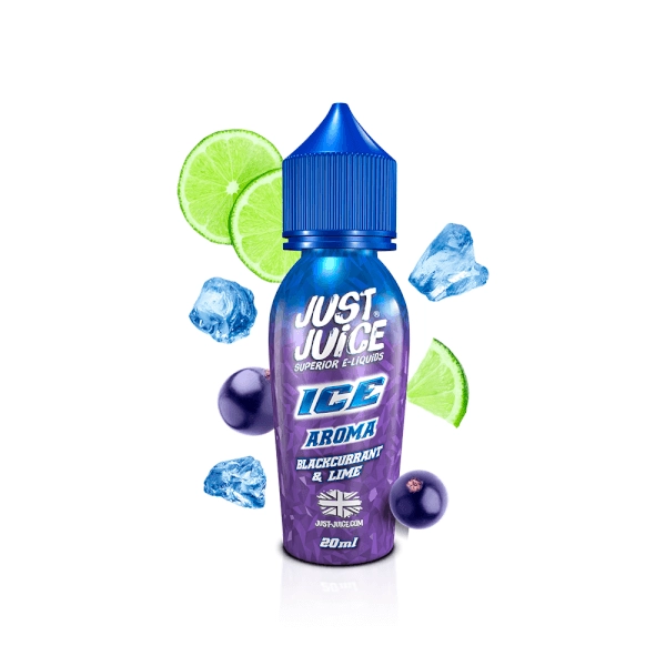 Just Juice Ice Blackcurrant and Lime 20ml (Longfill)