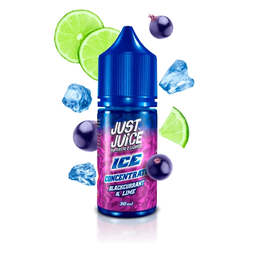 Just Juice Ice Blackcurrant Lime Concentrate 30ml