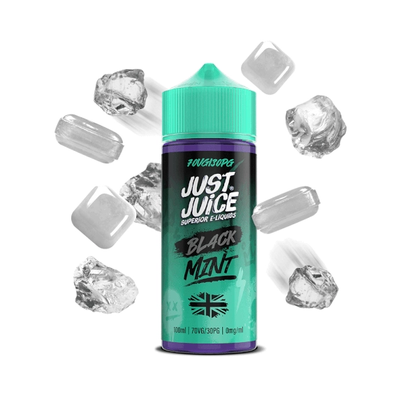 Just Juice Mint Range Black Mint 100ml