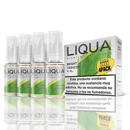 Liqua Bright Tobacco 10ml (Pack 4) (Venta Unitaria)