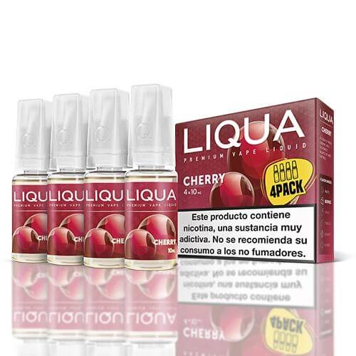 Liqua Cherry 10ml (Pack 4) (Venta Unitaria)