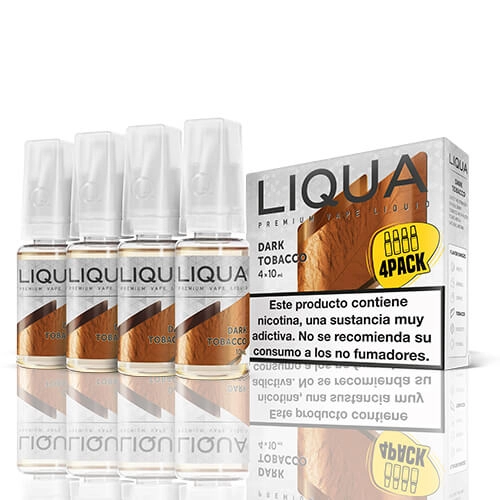 Liqua Dark Tobacco 10ml (Pack 4) (Venta Unitaria)