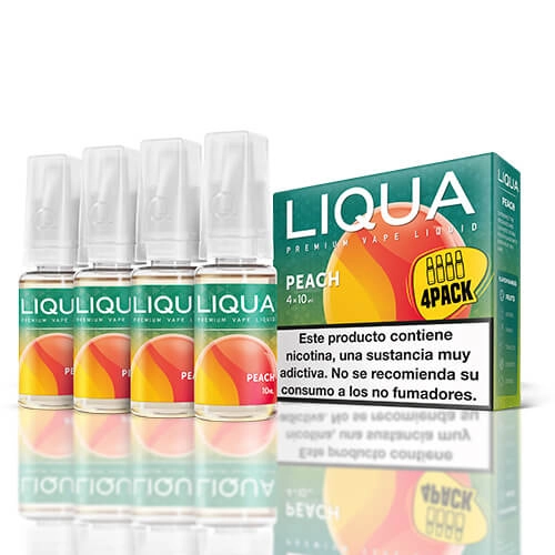 Liqua Peach 10ml (Pack 4) (Venta Unitaria)
