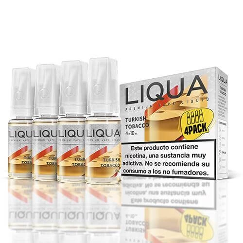 Liqua Turkish Tobacco 10ml (Pack 4) (Venta Unitaria)