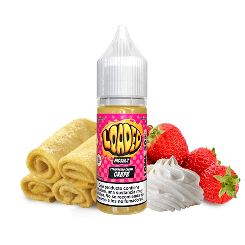 Loaded Salts Strawberry Cream Crepe 10ml