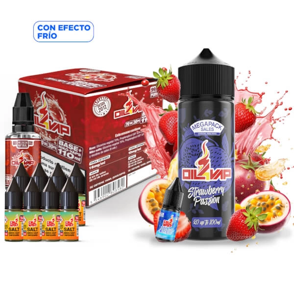 Oil4Vap Megapack De Sales Strawberry Passion
