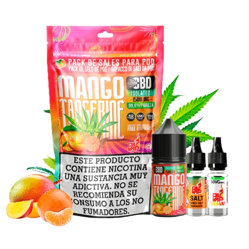 Oil4Vap Pack CBD + Sales Mango Mandarina