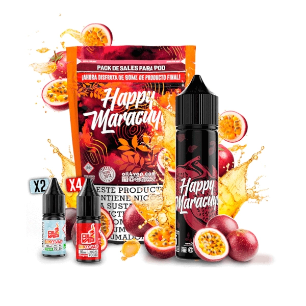 Oil4vap Salts Pack Happy Maracuyá 60ml