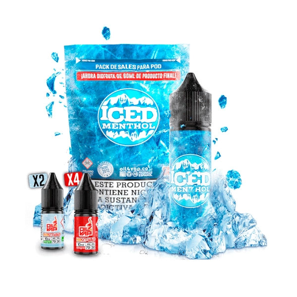 Oil4vap Salts Pack Iced Menthol 60ml